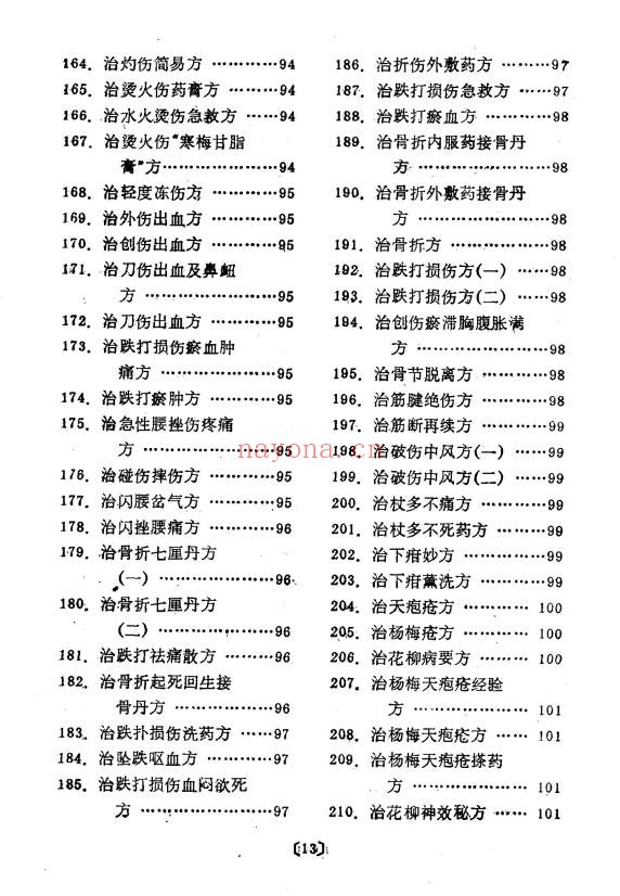管永昌中医验方集锦216页PDF 中医秘方