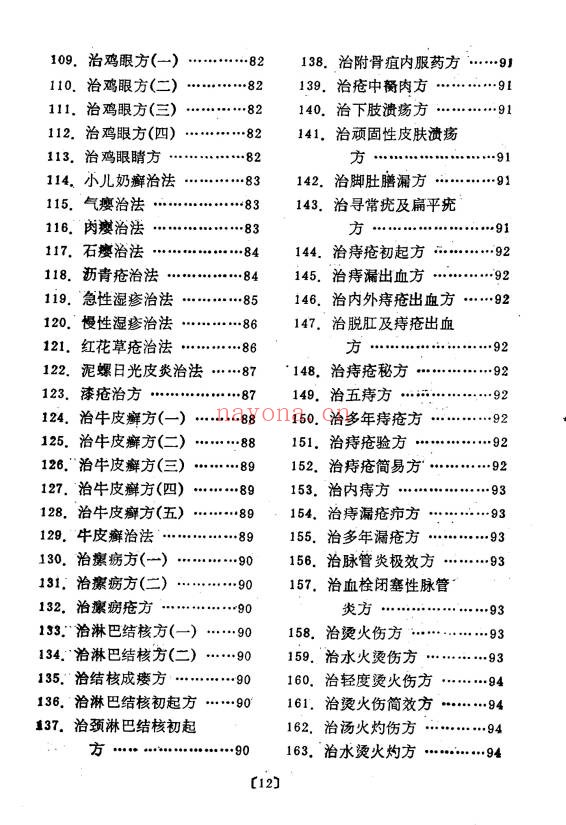 管永昌中医验方集锦216页PDF 中医秘方
