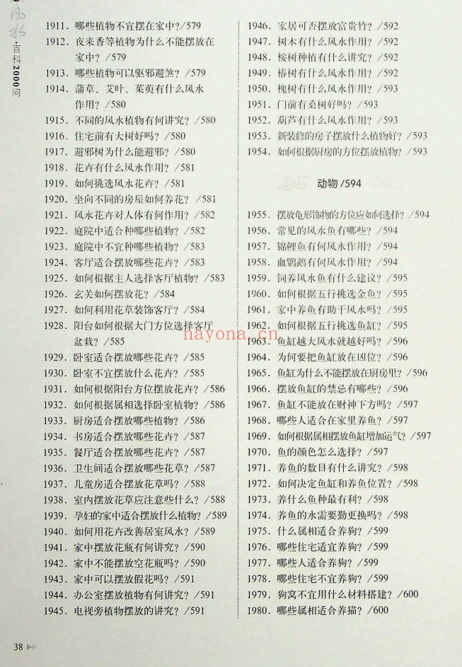 王学典风水百科2000问602页PDF 风水百科