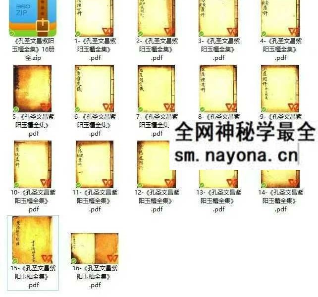 孔圣文昌紫阳玉柜科仪全集16本
