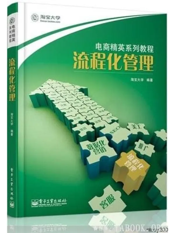 《淘宝大学电商精英系列教程:流程化管理》【扫描版_PDF电子书_推荐】 《淘宝大学电商精英系列教程:流程化管理》封面图片