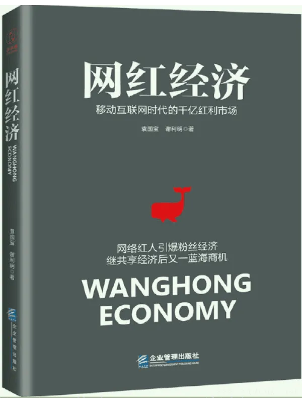 《网红经济：移动互联网时代的千亿红利市场》封面图片