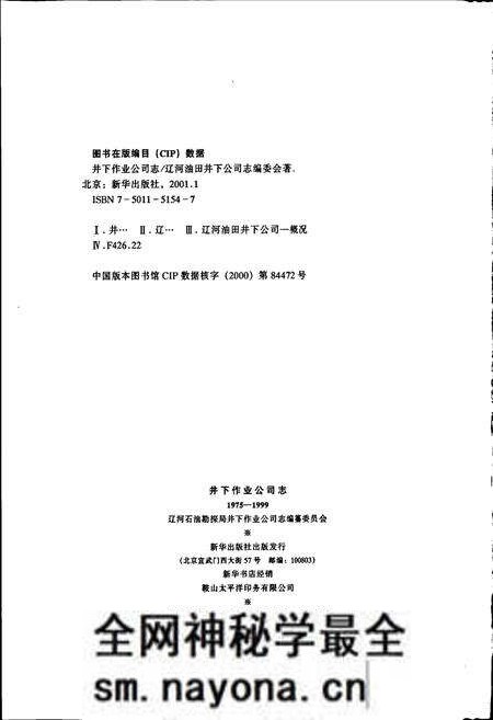 《井下作业公司志》.pdf电子版_辽宁省志预览图2