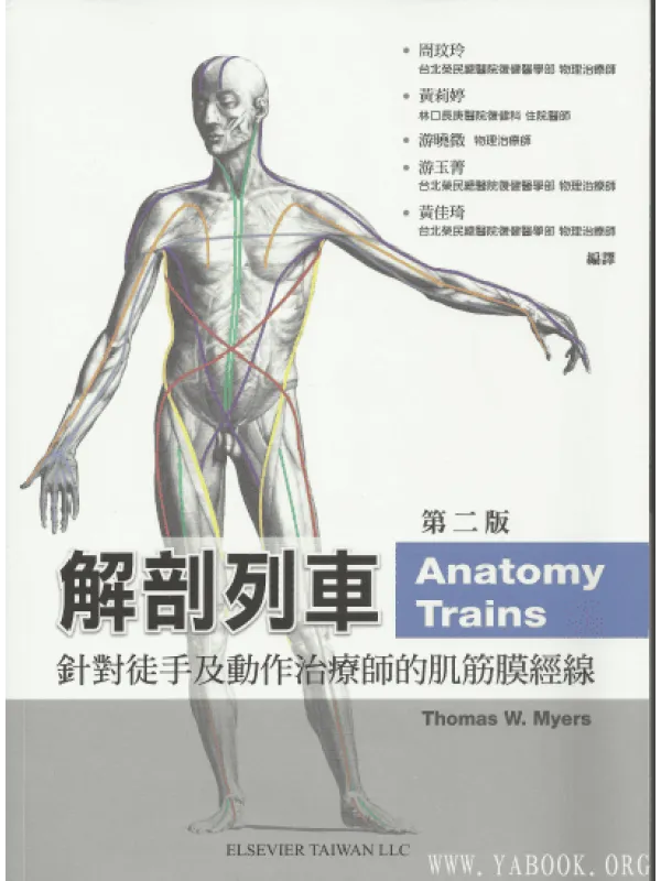 《解剖列车：针对徒手及动作治疗师的肌筋膜经线 》封面图片