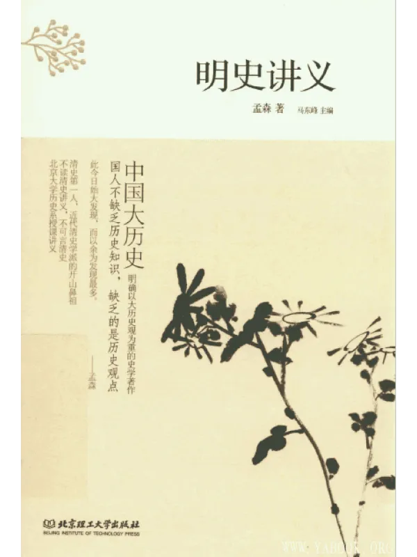 《中国大历史——明史讲义》封面图片