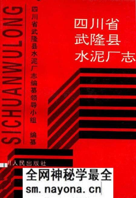 《四川省武隆县水泥厂志》.pdf电子版_重庆市志预览图
