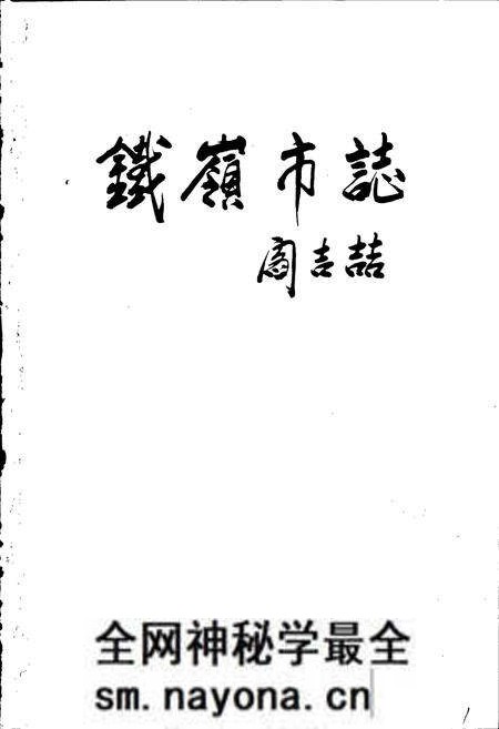 《铁岭市志 综合卷》.pdf电子版_辽宁省志预览图1