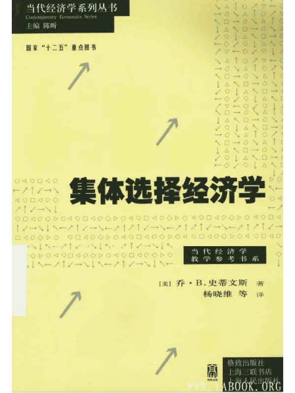《集体选择经济学》封面图片