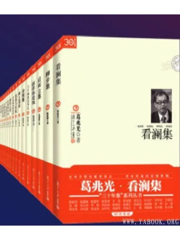 《“三十年集”系列丛书：看澜集 （套装18册）》封面图片