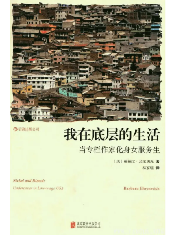 《我在底层的生活：当专栏作家化身女服务生》封面图片