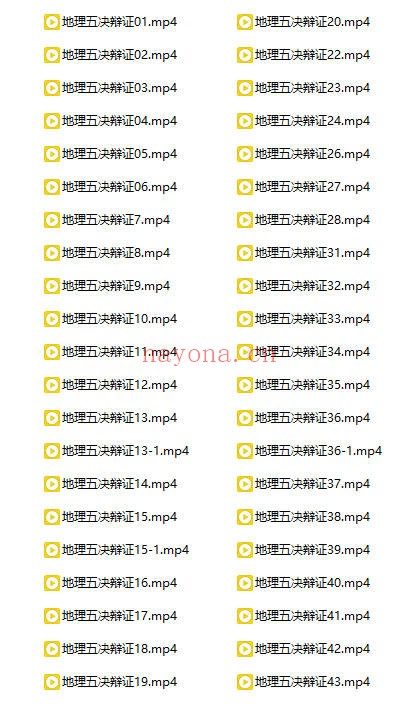 黄笛地理五决辩证124集视频 风水教程