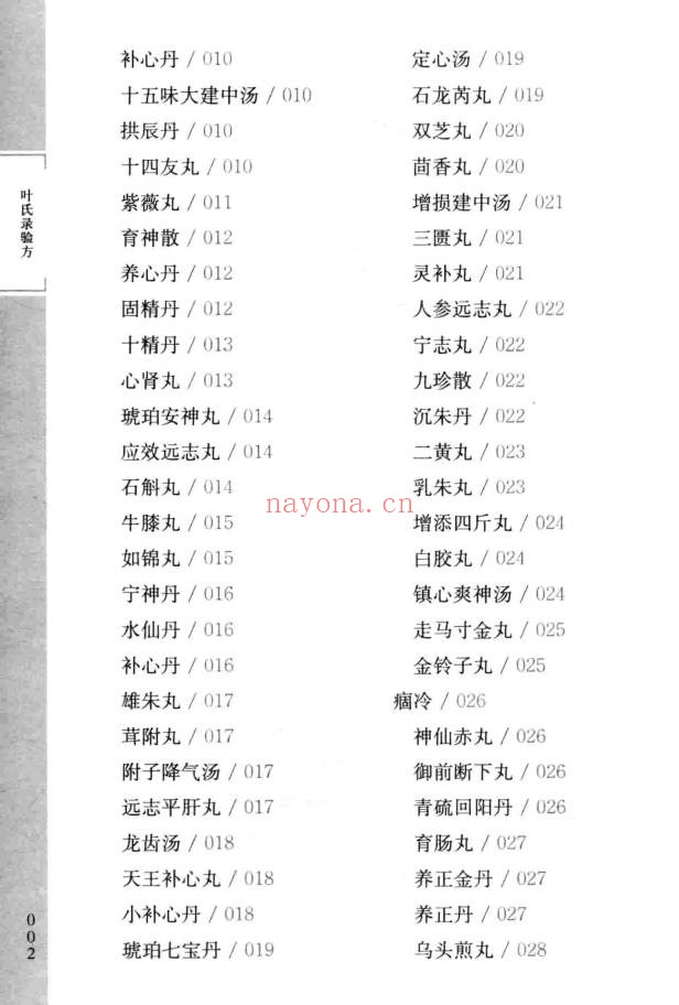 台北故宫善本叶氏录验方150页PDF 中医验方