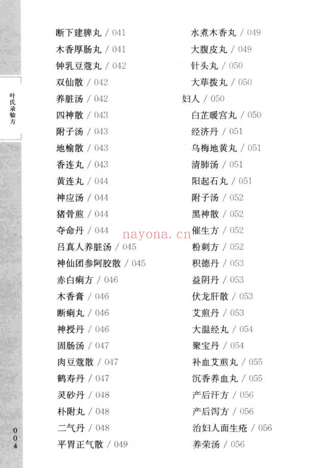 台北故宫善本叶氏录验方150页PDF 中医验方