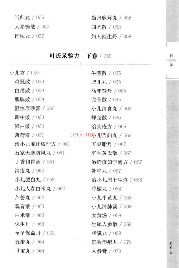 台北故宫善本叶氏录验方150页PDF 中医验方