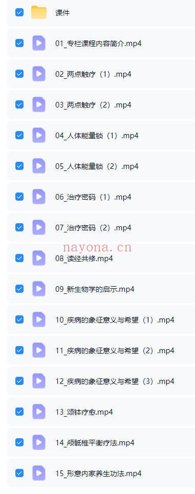 殷浩然整合疗愈终南山夏令营15集视频+课件
