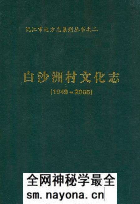 《《白沙洲村文化志》》.pdf电子版_湖南省志预览图