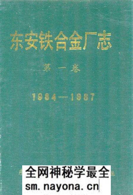 《东安铁合金厂志 第一卷(1984-1987)》.pdf电子版_湖南省志预览图 《东安铁合金厂志 第一卷(1984-1987)》.pdf电子版_湖南省志预览图