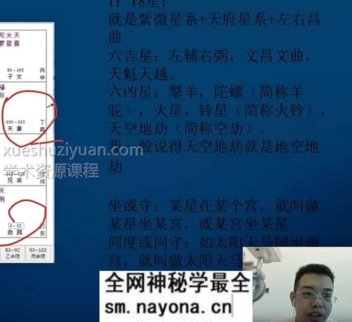 军师府紫微斗数高级班11集视频