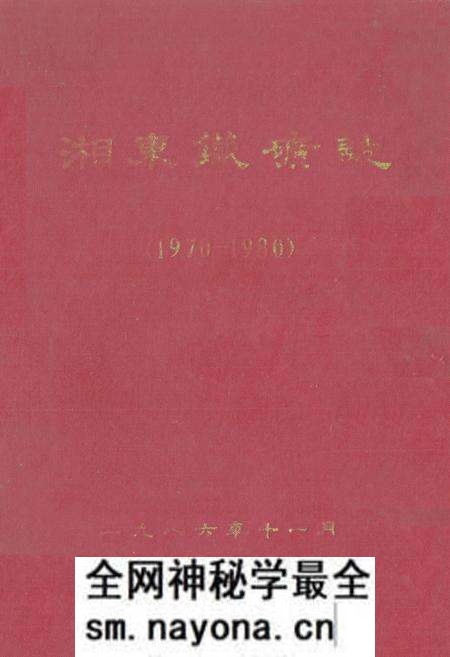 《《湘东铁矿志(1970-1980)》》.pdf电子版_湖南省志预览图