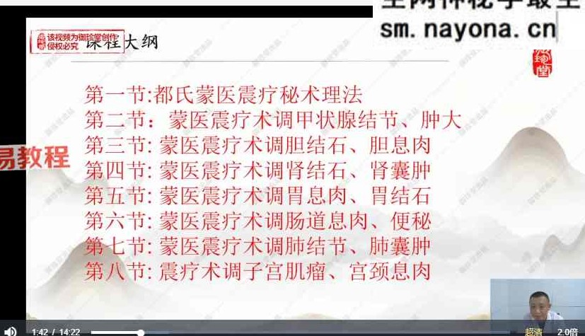 都氏蒙医震疗术 视频8集