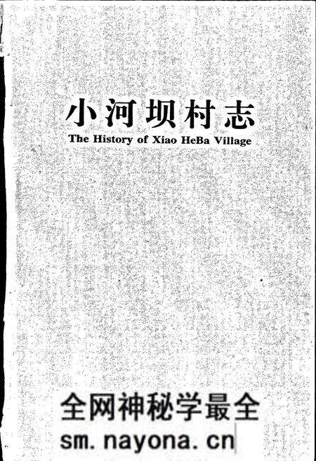 《小河坝村志》.pdf电子版_江苏省志预览图1