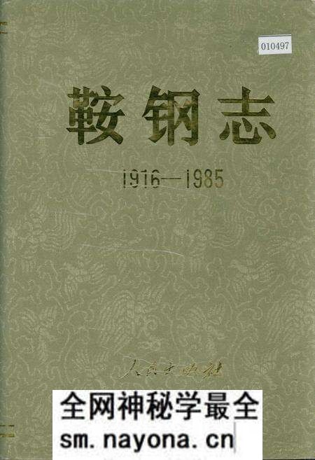 《鞍钢志 下》.pdf电子版_辽宁省志预览图