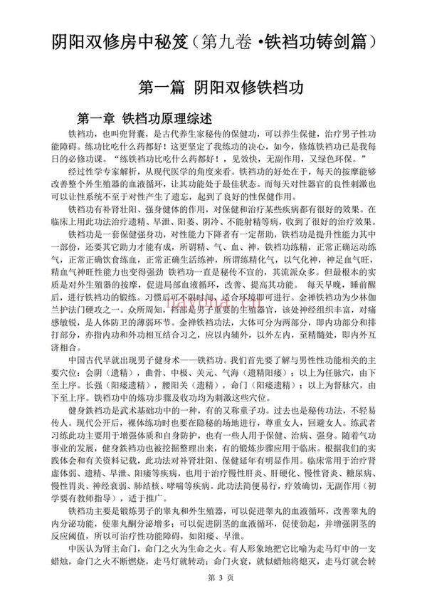 《阴阳双修房中秘籍》PDF电子书（905页）