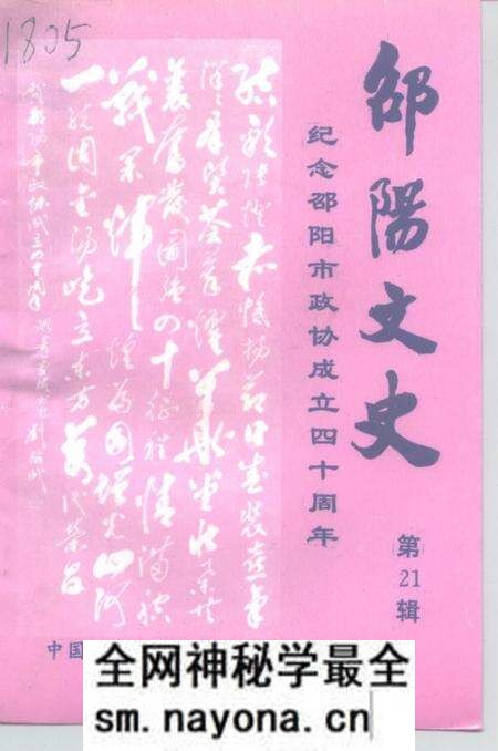 《邵阳文史  第21辑》.pdf电子版_湖南省志预览图