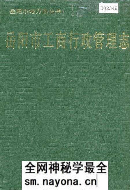 《岳阳市工商行政管理志》.pdf电子版_湖南省志预览图