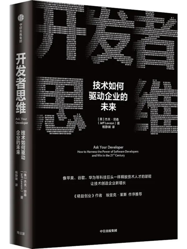 《开发者思维：技术如何驱动企业的未来》封面图片