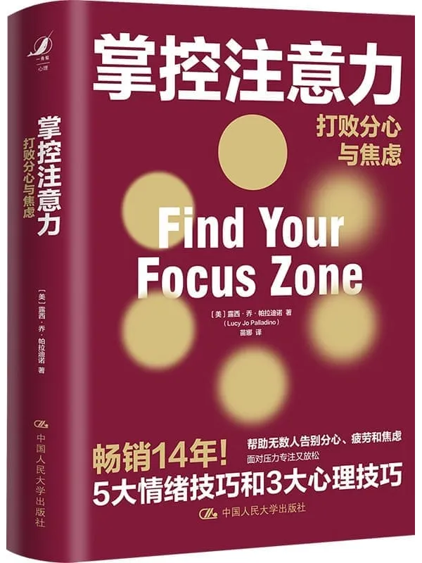 《掌控注意力——打败分心与焦虑》露西·乔·帕拉迪诺【文字版_PDF电子书_】 《掌控注意力——打败分心与焦虑》封面图片