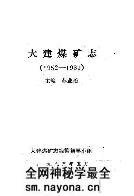 《大建煤矿志》.pdf电子版_湖南省志预览图1