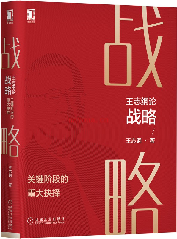 《王志纲论战略：关键阶段的重大抉择》封面图片