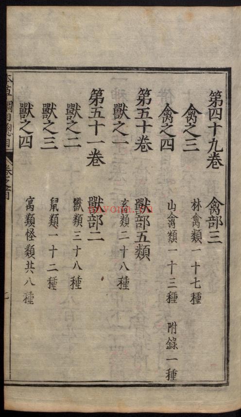 本草纲目52卷 频湖脉学1卷 脉诀考证1卷 奇经八脉1巻(超高清江西版）pdf