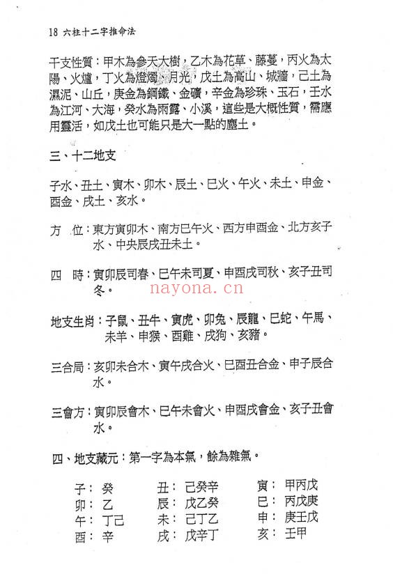 文衡富六柱十二字推命法502页PDF 八字命理