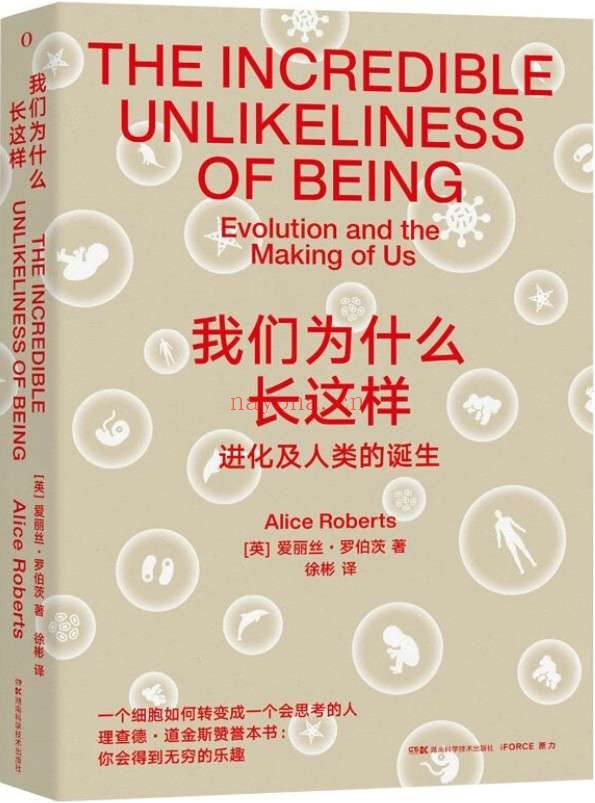 《我们为什么长这样》(一本带给你无穷乐趣的人体简史,有关进化和人类的诞生,理查德·道金斯赞誉本书!)爱丽丝·罗伯茨【文字版_PDF电子书_推荐】 《我们为什么长这样》封面图片