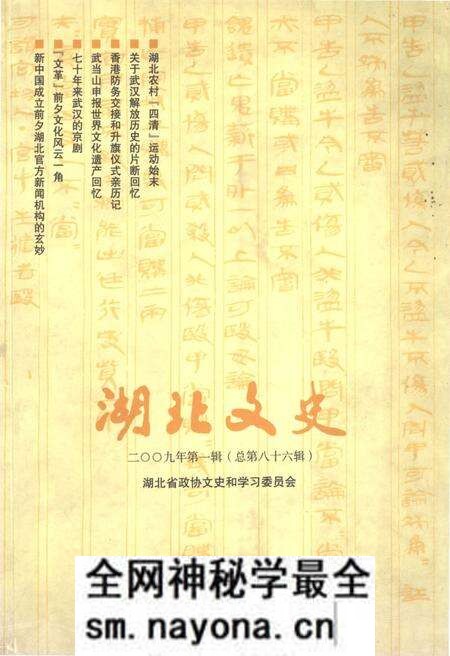 《湖北文史 第一辑（总第八十六辑）2009年》.pdf电子版_湖北省志预览图