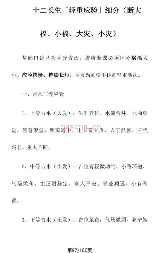 《三僚杨公水法 望坟断 千古口诀》180页 堪舆阳宅 第5张