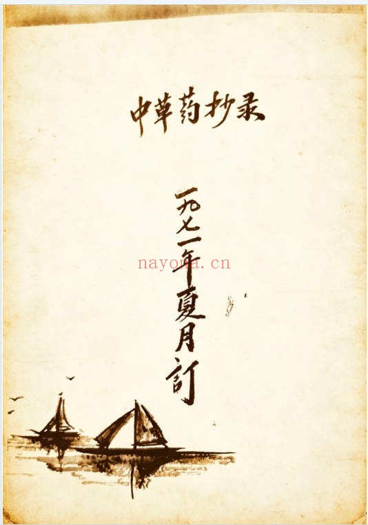 跌打骨伤杂症单药方书高清彩色117页PDF 中医秘方