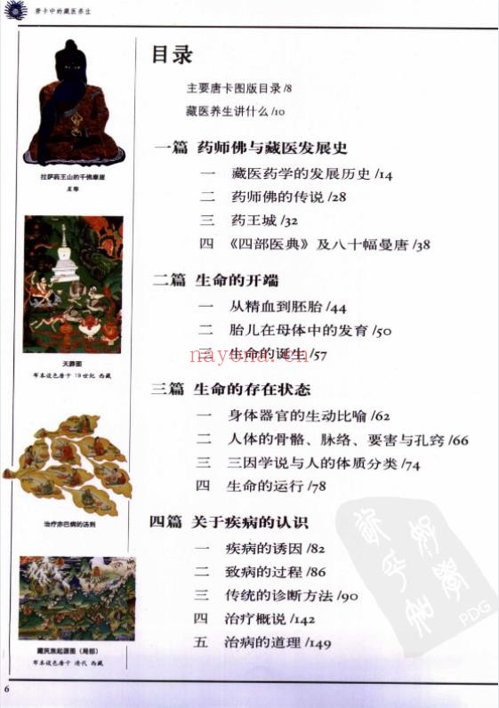 唐卡中的藏医养生