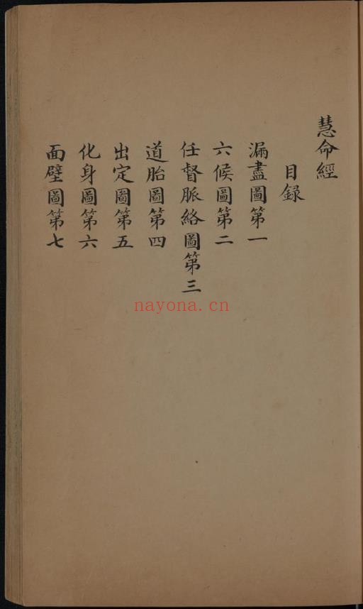最上一乘慧命经.柳华阳撰.乾隆59年1794年pdf