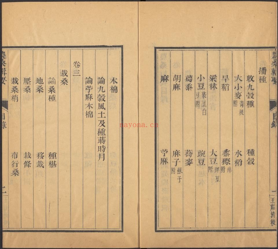 农桑辑要.七卷.元.元时官撰.清乾隆时期武英殿活字印本pdf