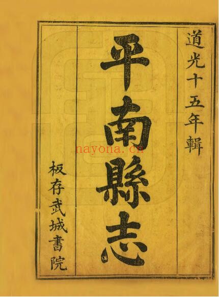 广西贵港平南县志道光版二十二卷 张显相修 黎士华纂PDF电子版网盘下载