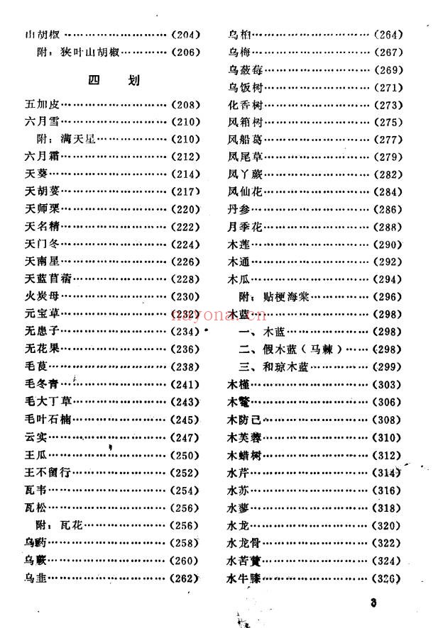 草药手册2014页PDF 中药百科全书