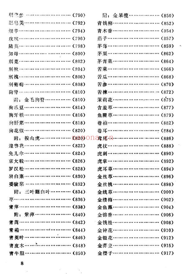 草药手册2014页PDF 中药百科全书