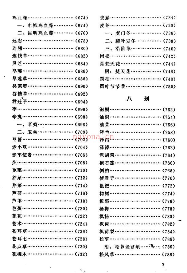 草药手册2014页PDF 中药百科全书