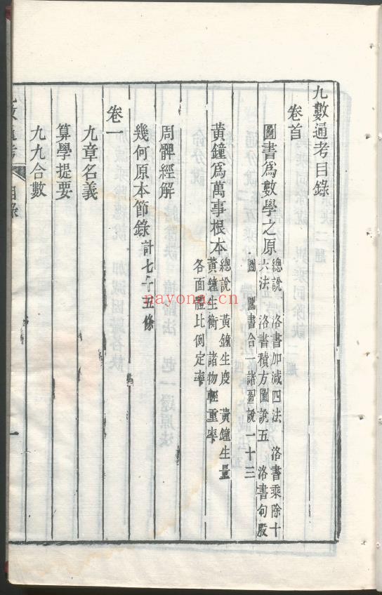九数通考.11卷.清乾隆时期pdf