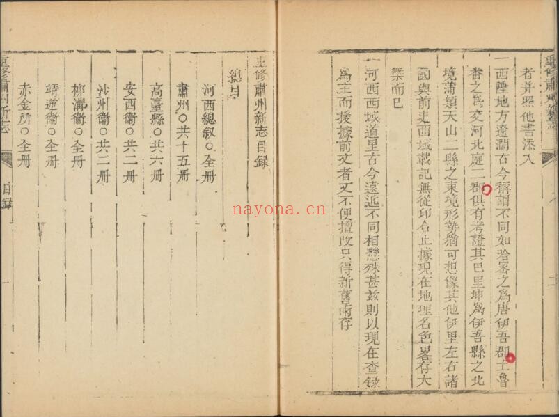乾隆2年重修肃州新志PDF电子版网盘