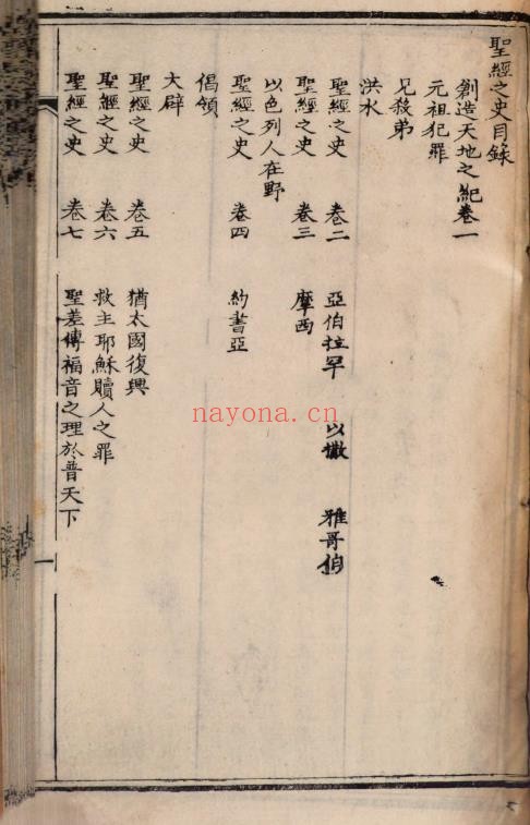 圣经之史.七卷.清道光30年1850年pdf