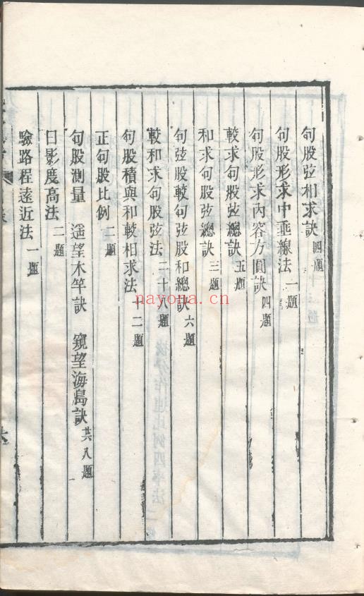 九数通考.11卷.清乾隆时期pdf